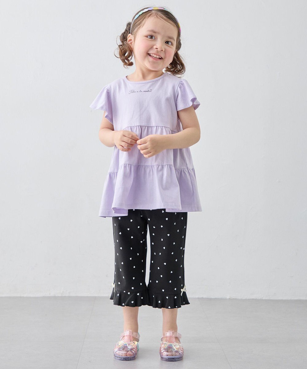 ANY KIDS 【洗濯機可能/接触冷感】ひんやり カットソーパンツ 