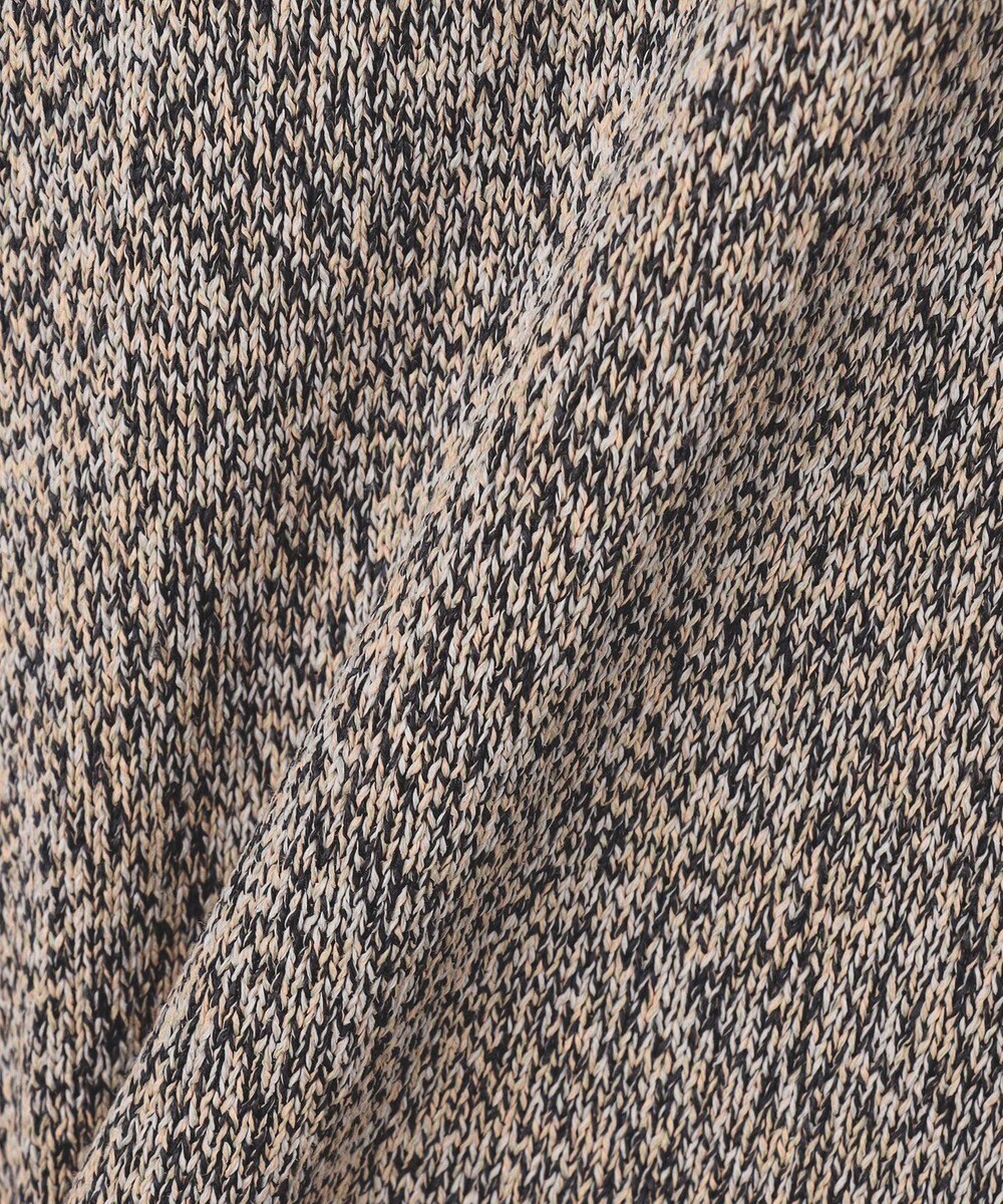 BEIGE， AGATE / Uネック メランジニットドレス 