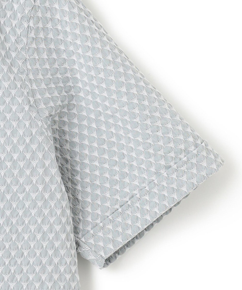 JOSEPH HOMME トライジャガードストレッチ   ウイングカラー半袖シャツ 