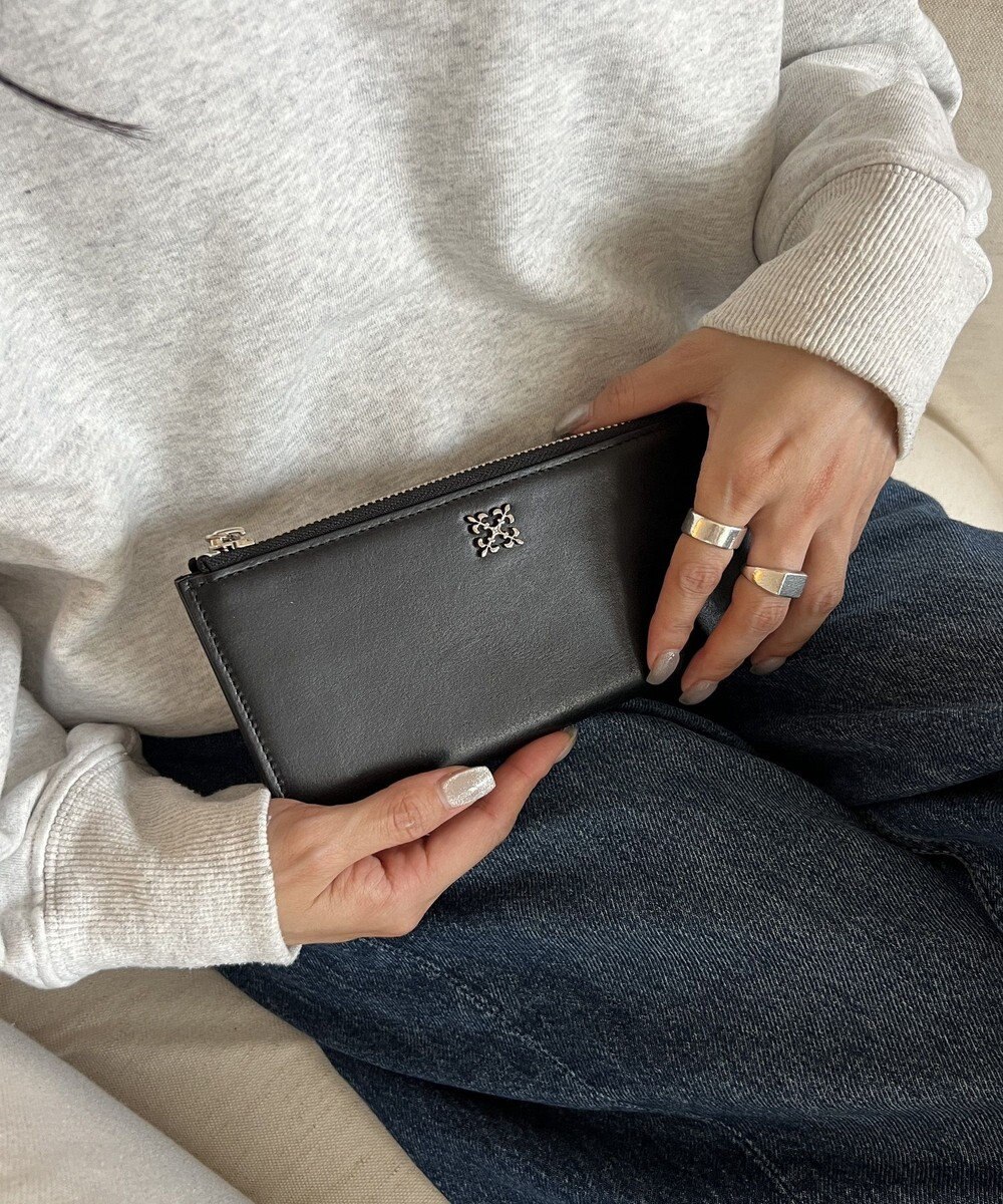 russet ミニモノグラムプレートロングウォレット(SO-418) 