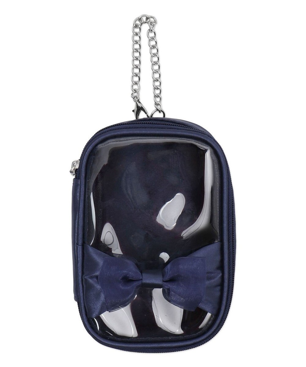 WEGO 【痛バ＆推し活グッズ】ダブルリボンサテンぬいポーチ 