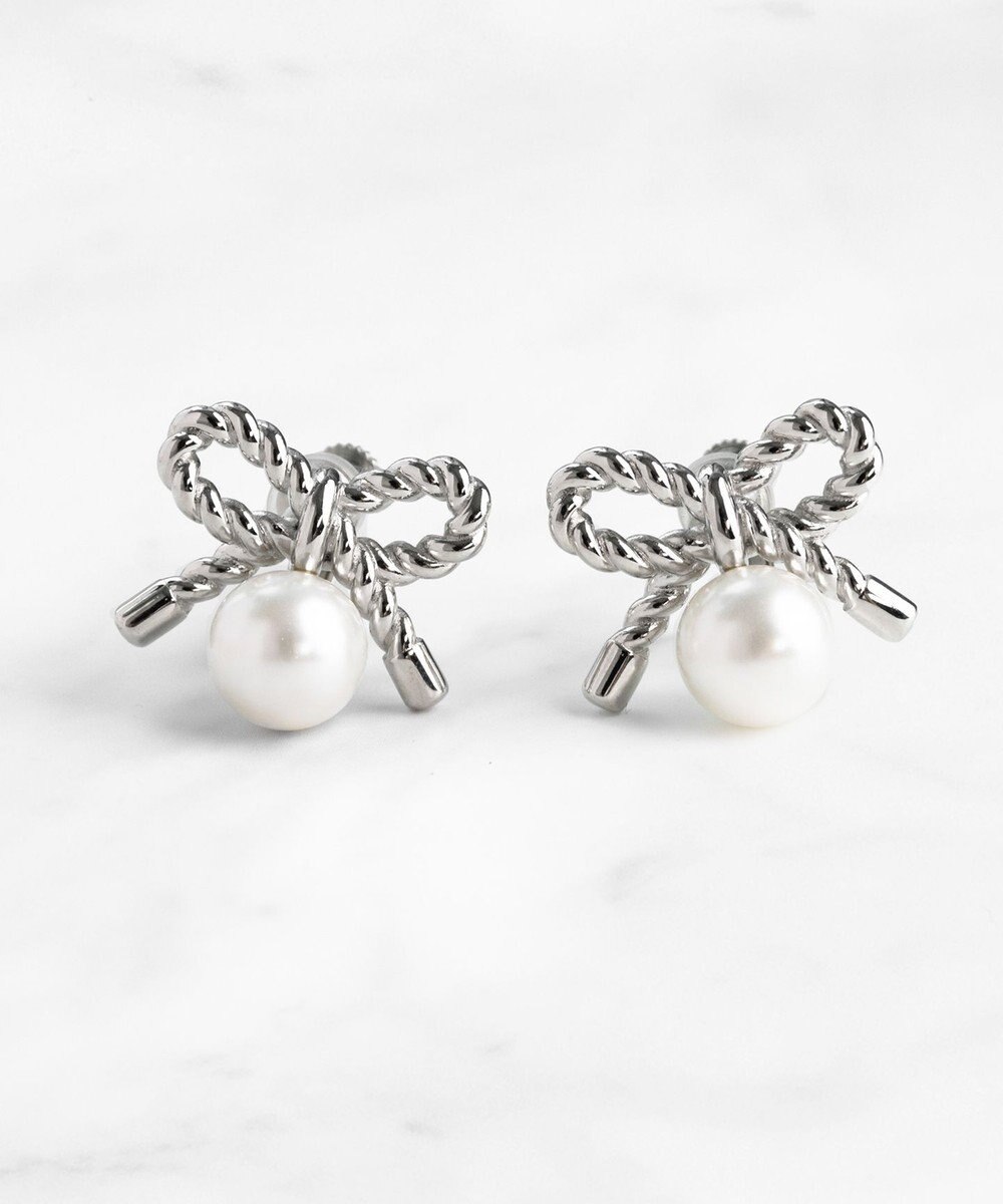 TOCCA PROMISE PEARL RIBBON EARRINGS イヤリング 