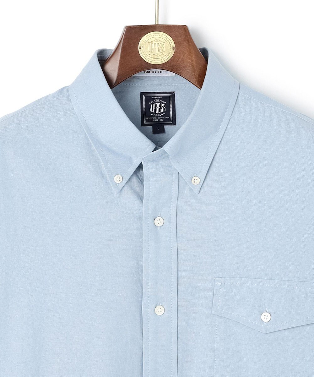 J.PRESS MEN 【J.PRESS ORIGINALS】【UNISEX】Cotton Dangary Shirt / B.D. / Baggy-Fit 