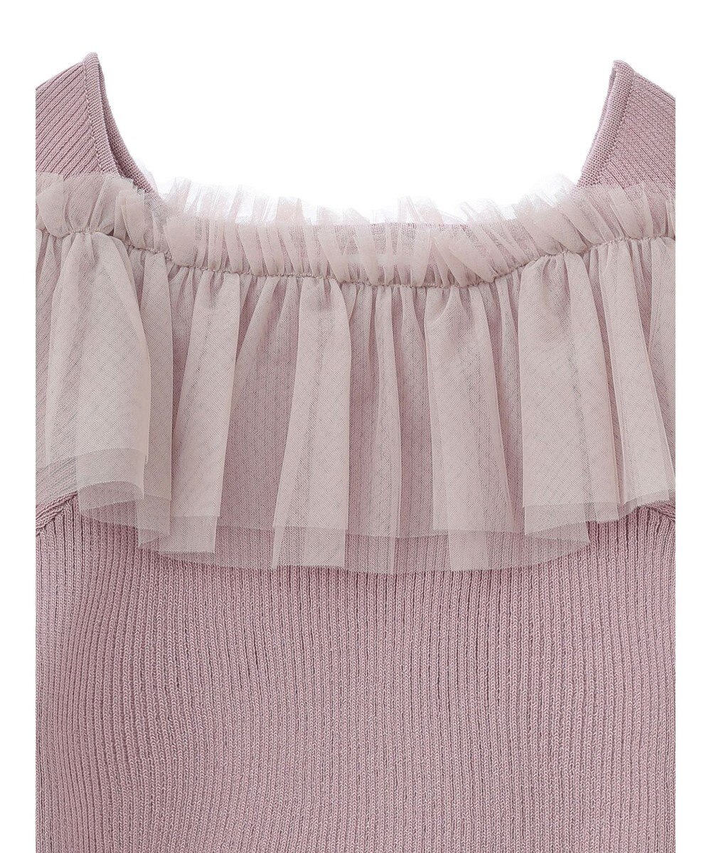 earth music&ecology デコルテチュールニットプルオーバー 