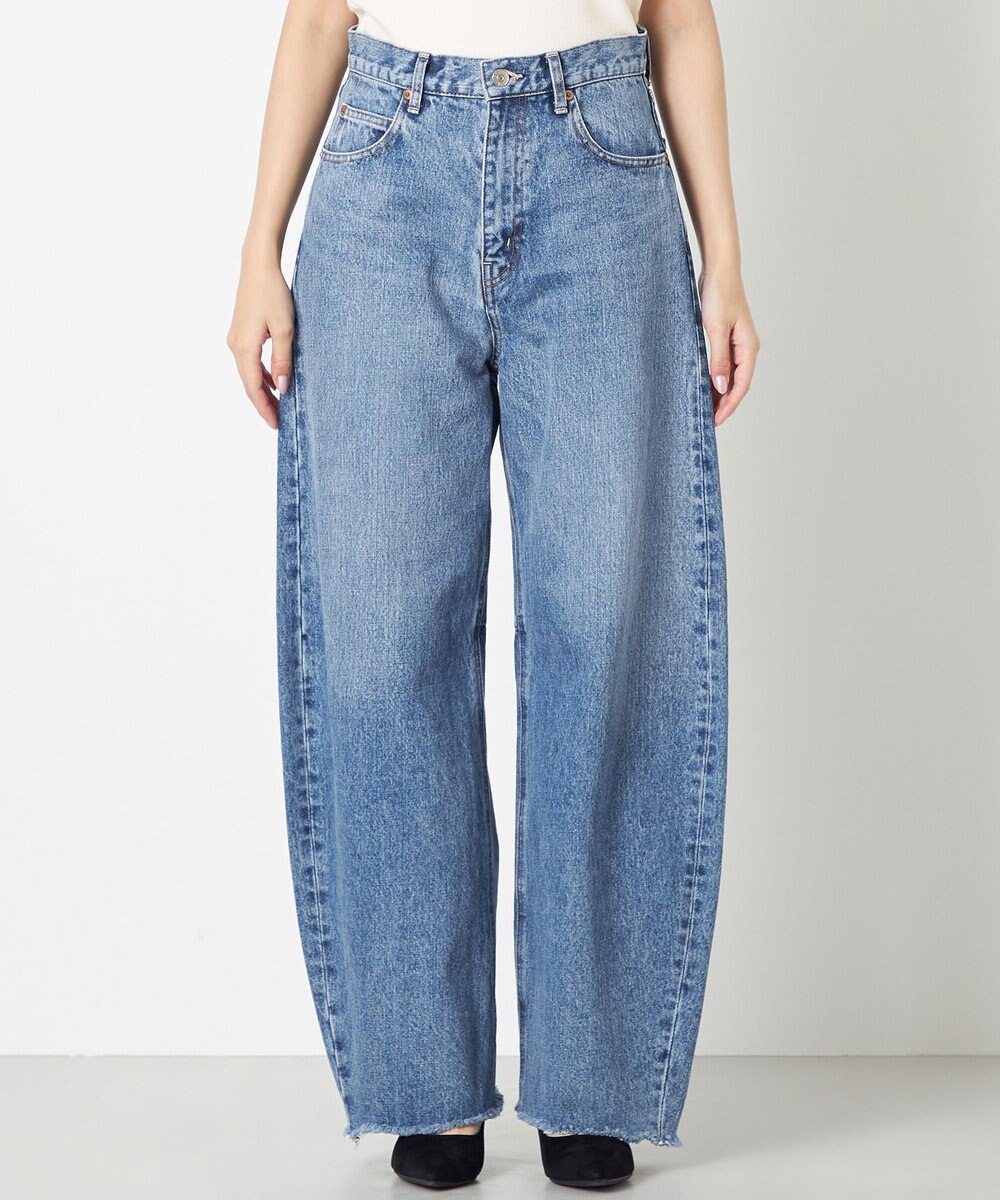 NAVE 【×NAVE】SERGE de bleu × NAVE カーブワイドデニム 