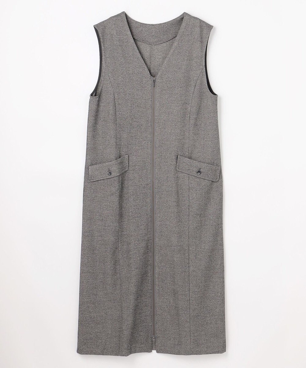 ANY 【2WAY/セットアップ可】ライトツイードジャンパースカート 