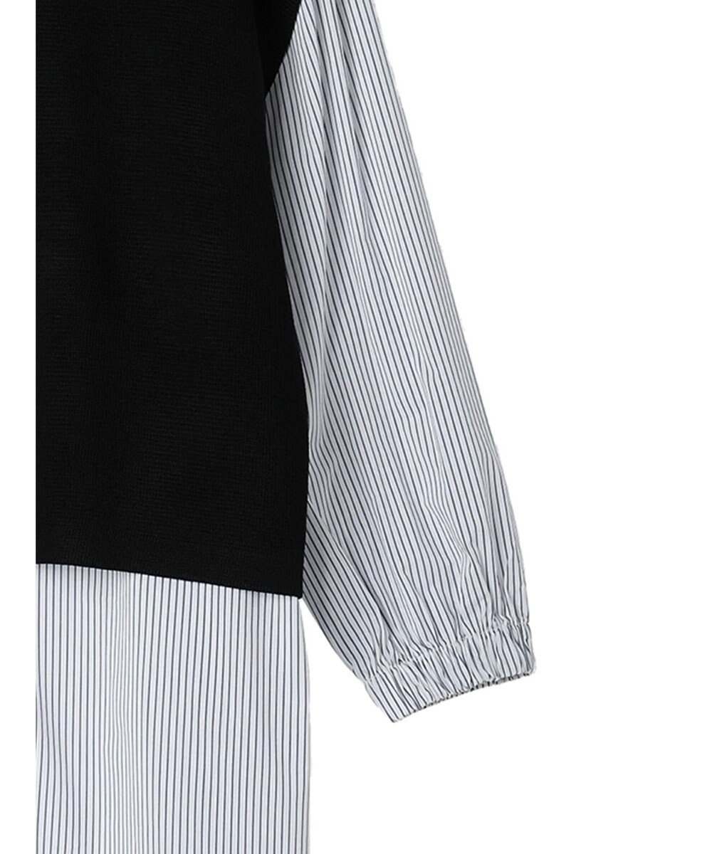 CRAFT STANDARD BOUTIQUE 【洗える】ニットベスト+シャツワンピース-SET 