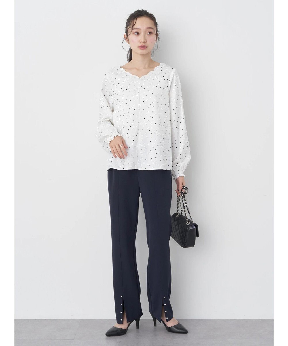 earth music&ecology パールスリットパンツ 