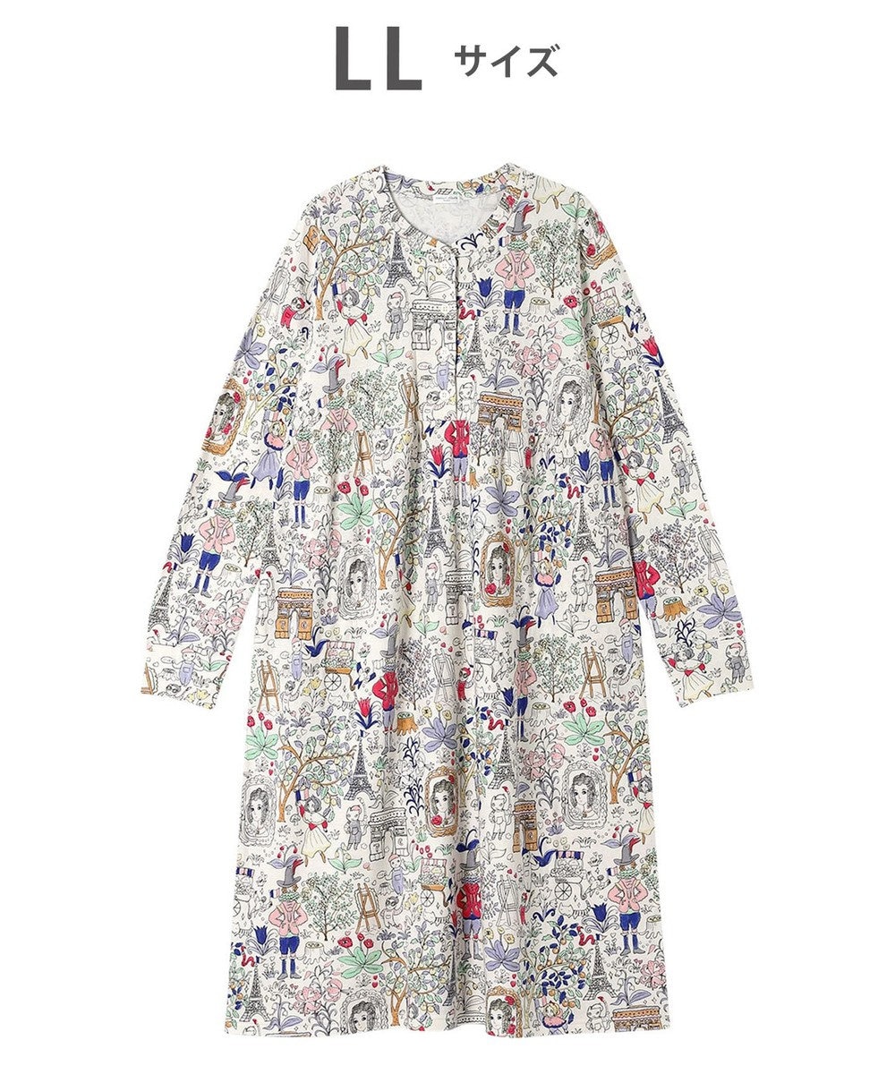 ツモリチサト ワンピース 長袖 ルームウェア 綿混(本体) レディース UNX582 /ワコール / tsumori chisato SLEEP |  ファッション通販 【公式通販】オンワード・クローゼット