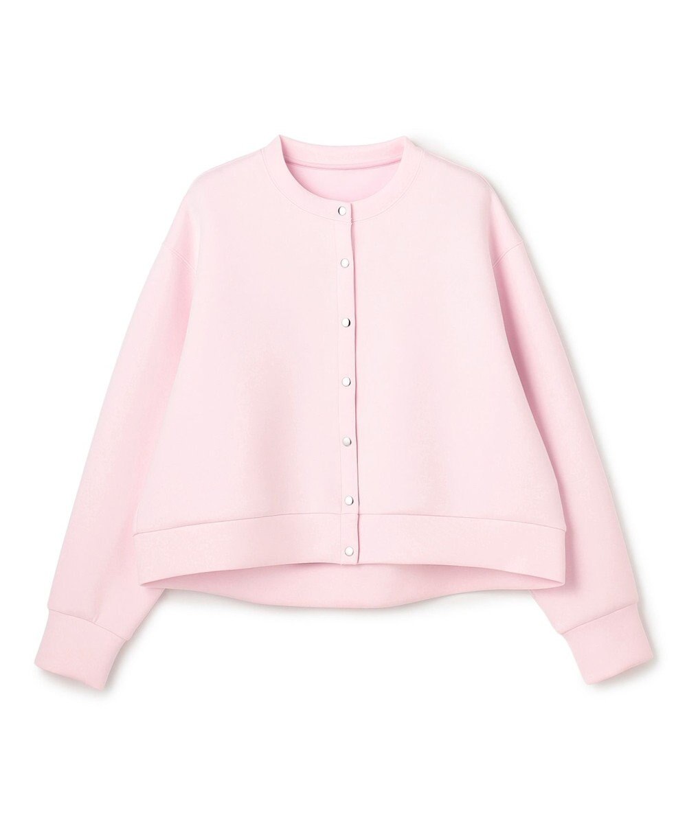 UNFILO L 【野呂佳代さん着用/新色追加】BEAUTY FORM JERSEY スナップカーディガン 
