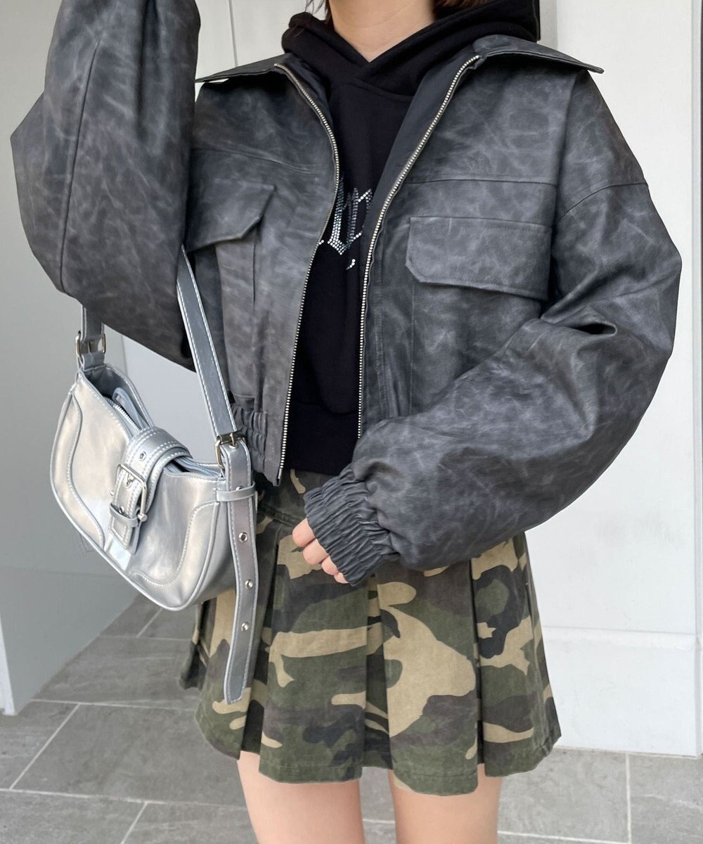 WEGO PUショートブルゾン 