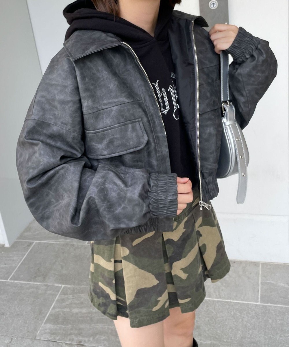 WEGO PUショートブルゾン 