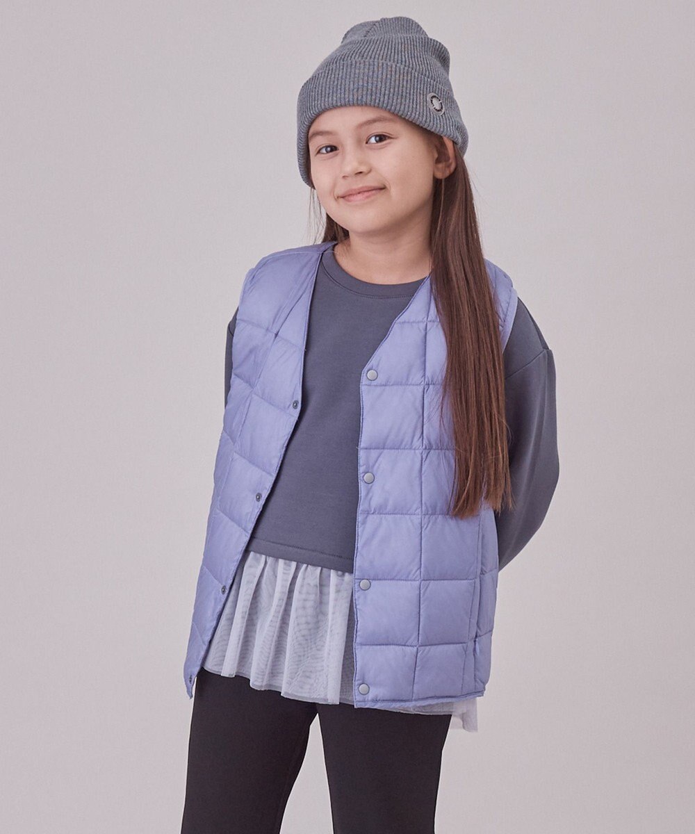 UNFILO 【120-150cm】TAION Vネック ダウンベスト(UNISEX) 