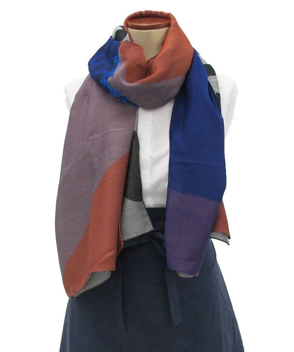 POLS コットンレイヤーストール 