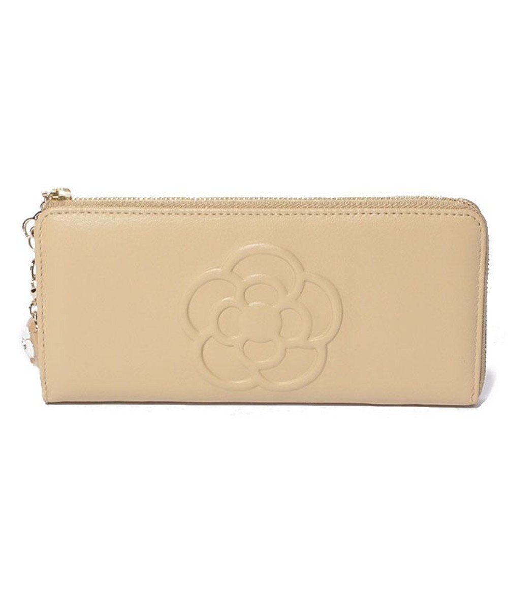 CLATHAS ワッフル　Lファスナー長財布 