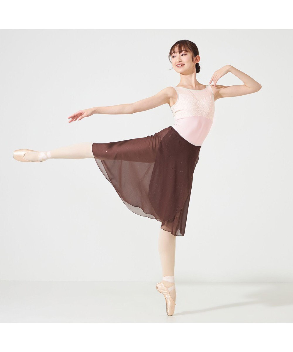 Chacott ◎【Nela ライン】ノースリーブレオタード 