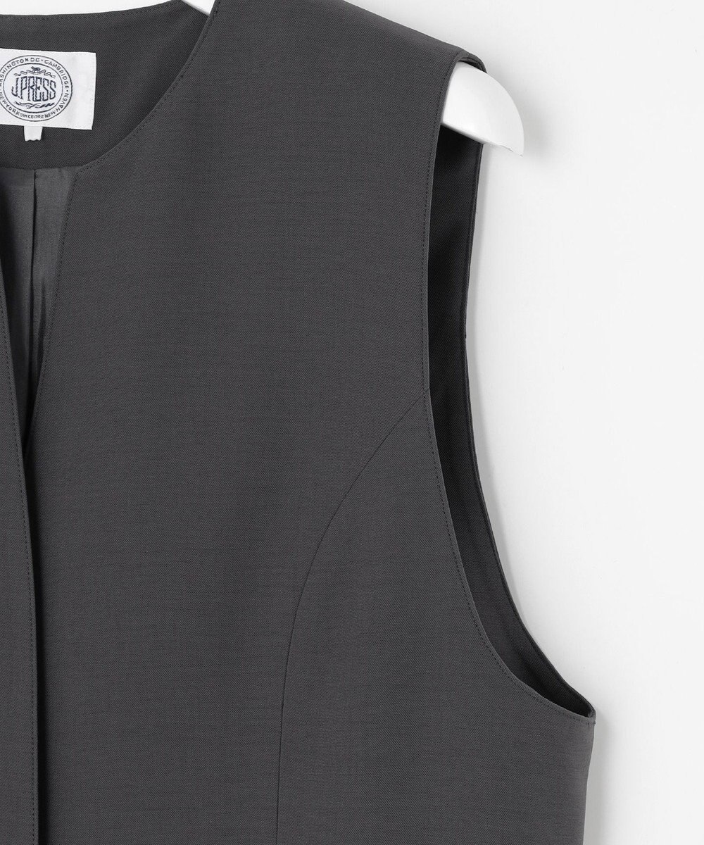 J.PRESS LADIES L 【セットアップ対応・洗える】RELAXIONツイル ジレ 