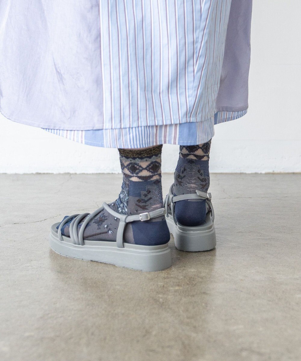 COQ USAGI FARM ラメショートソックス 