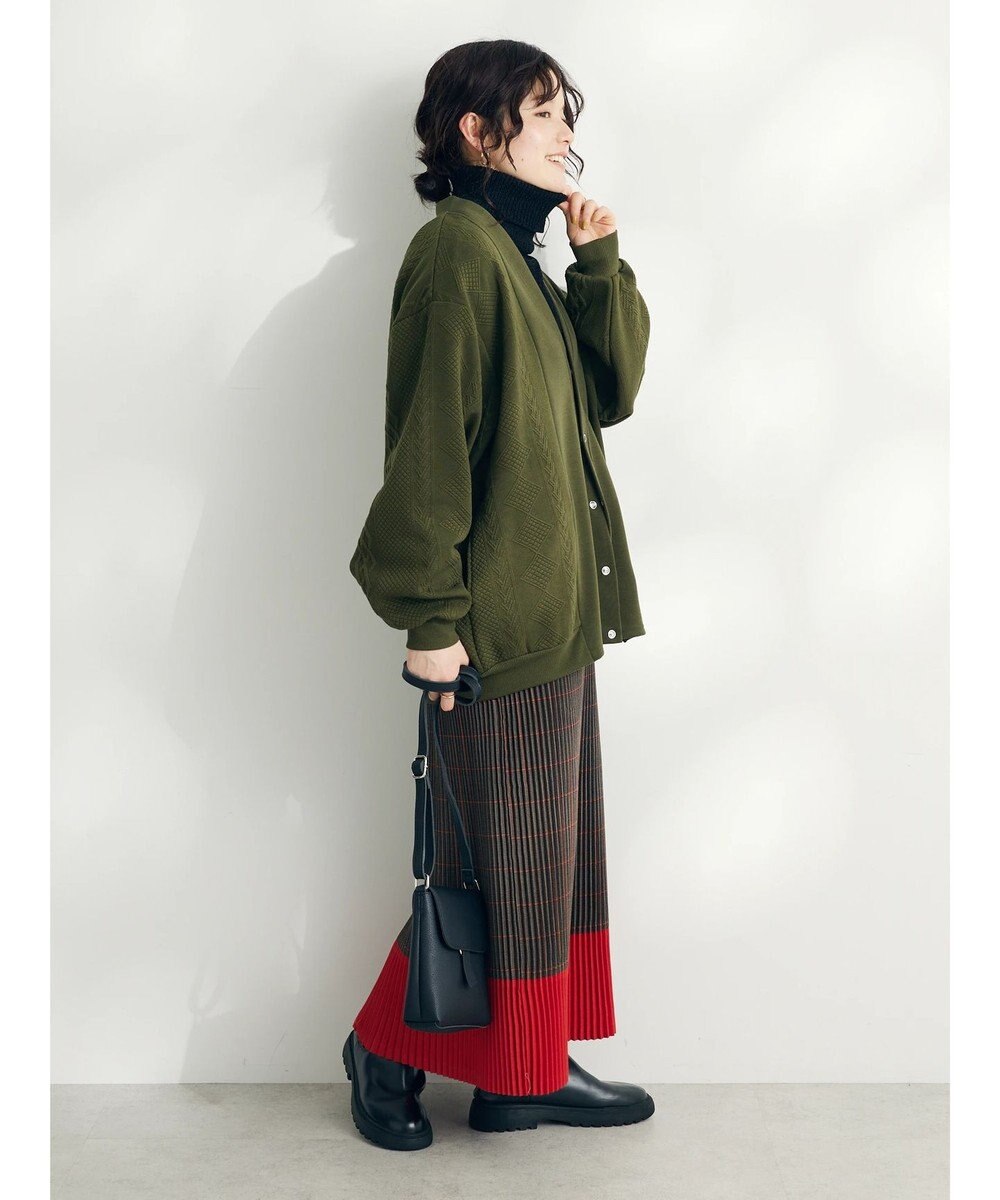 CRAFT STANDARD BOUTIQUE JQカット切り替えカーディガン1 