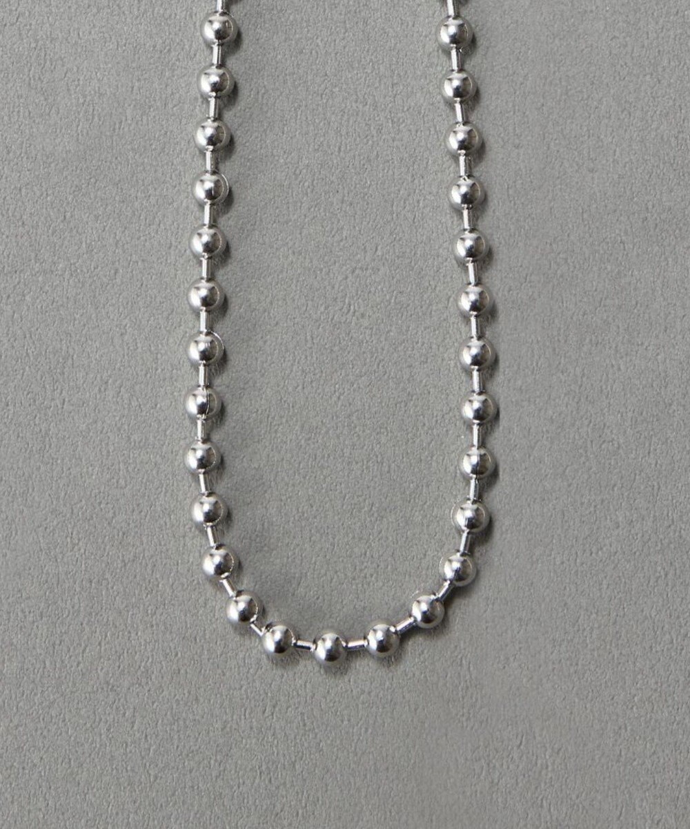 Phoebe 【金属アレルギー対応】ドットラインネックレス　シルバー/ステンレス 