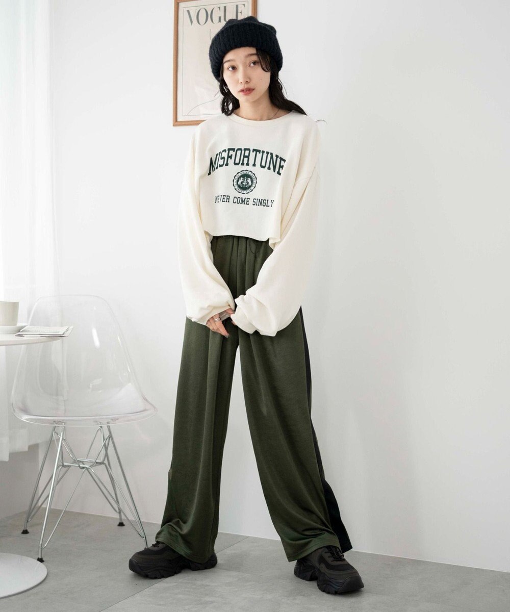 WEGO ヴィンテージライクショートスウェット 