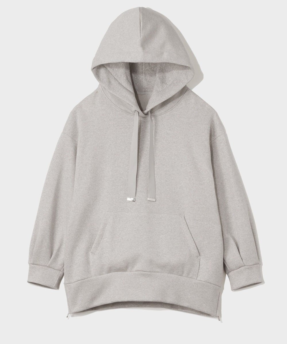 GRACE CONTINENTAL ラメ起毛裏毛フーディ 