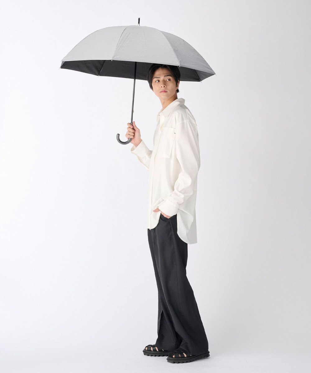 MOONBAT ハニカム断熱パラソル 無地 長傘  晴雨兼用 日傘 遮光率100％ UV100％ 遮熱 耐風 60cm 