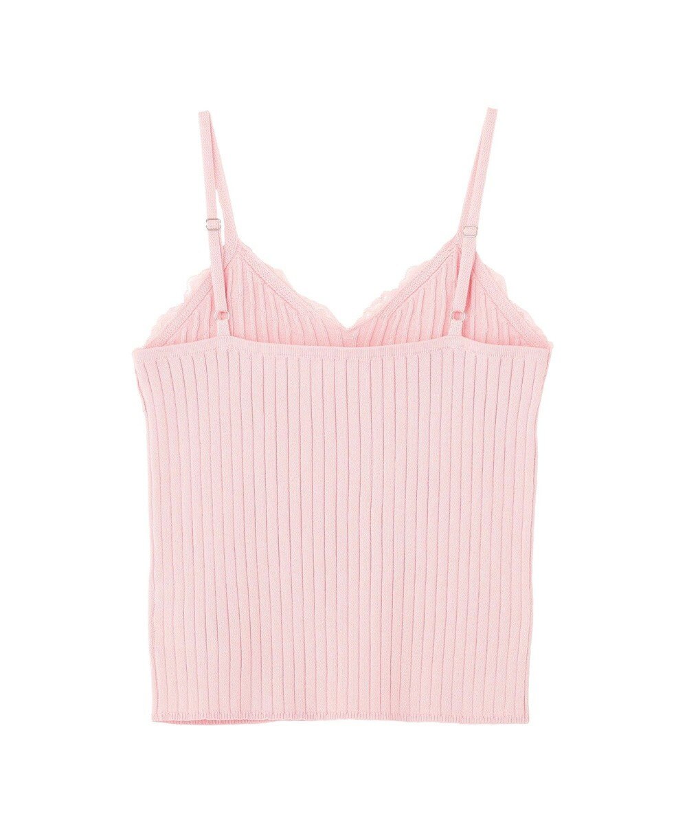 earth music&ecology レースリブキャミソール 