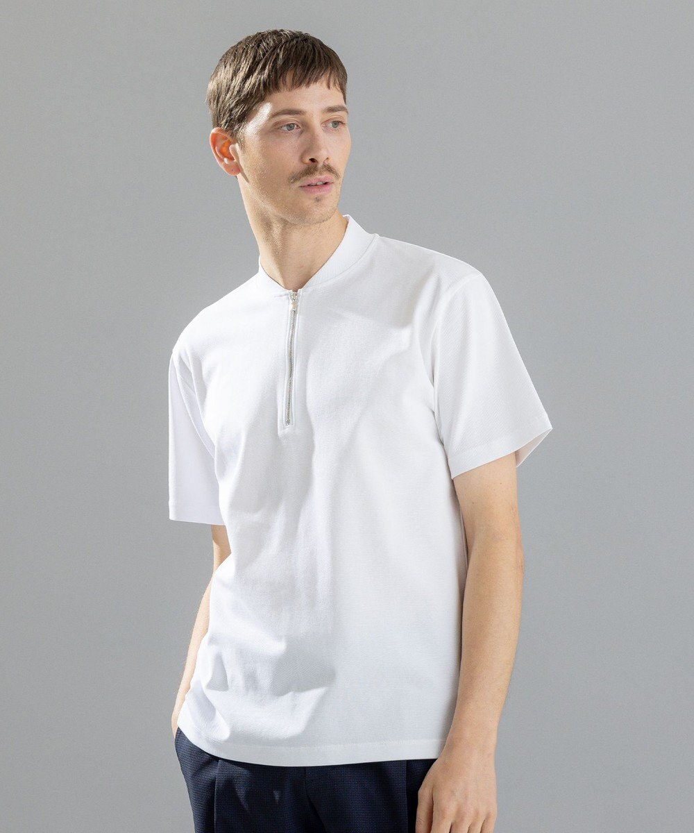 JOSEPH HOMME スビンギザカノコ　ハーフジップ 