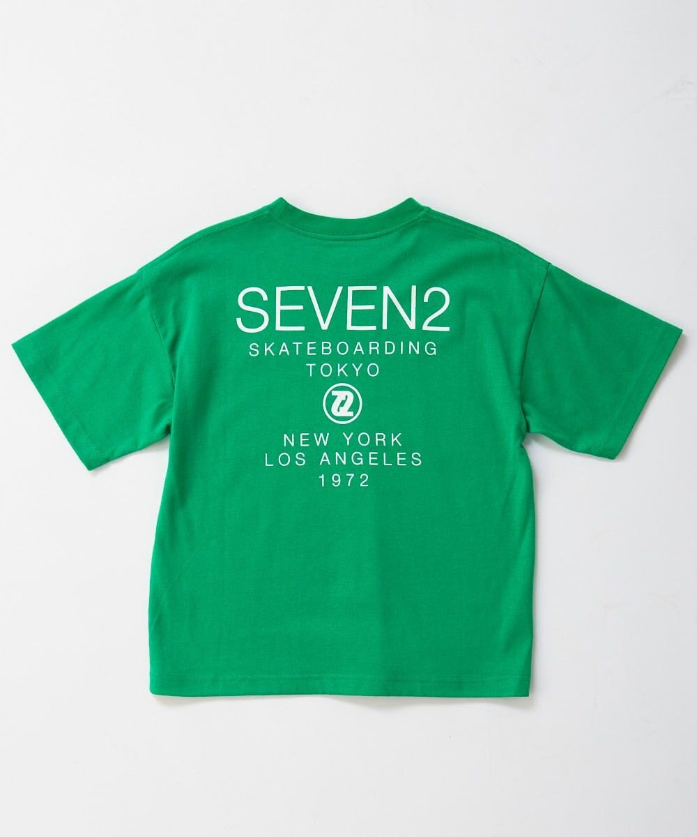 OP／FILA 【SEVEN2】バックプリントデザイン半袖Tシャツ 