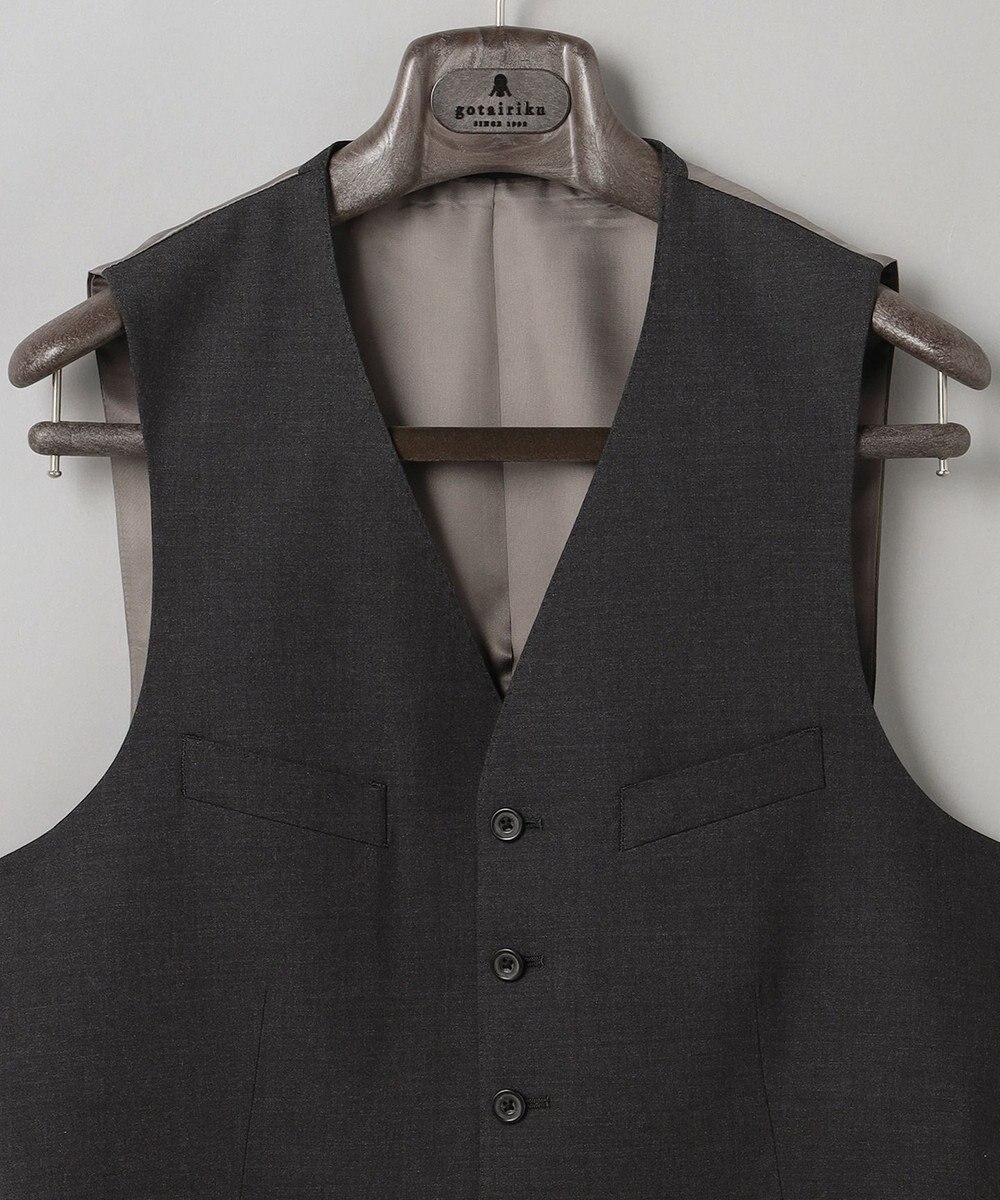 GOTAIRIKU 次世代スーツ【2WAYストレッチ/透湿性/シワになりにくい】ハイスペック2WAYストレッチスーツベスト 