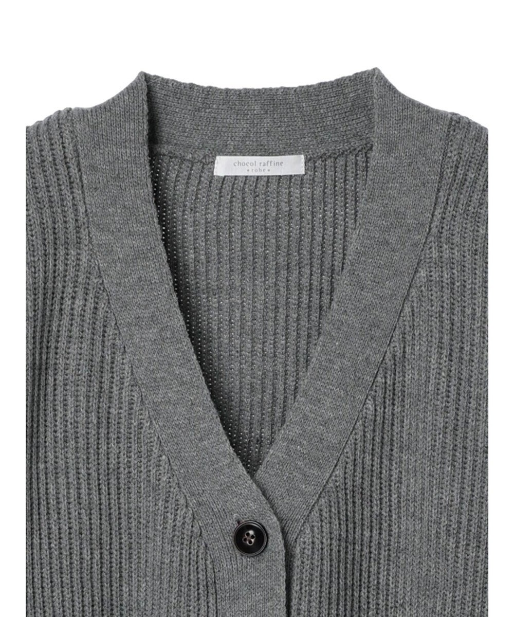 Green Parks 洗える　Ｖネックニットカーディガン 