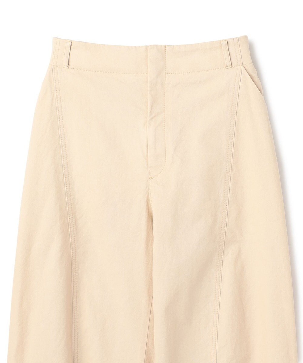 BEIGE， PREHNA / コットンツイル カービーシームワイドパンツ 