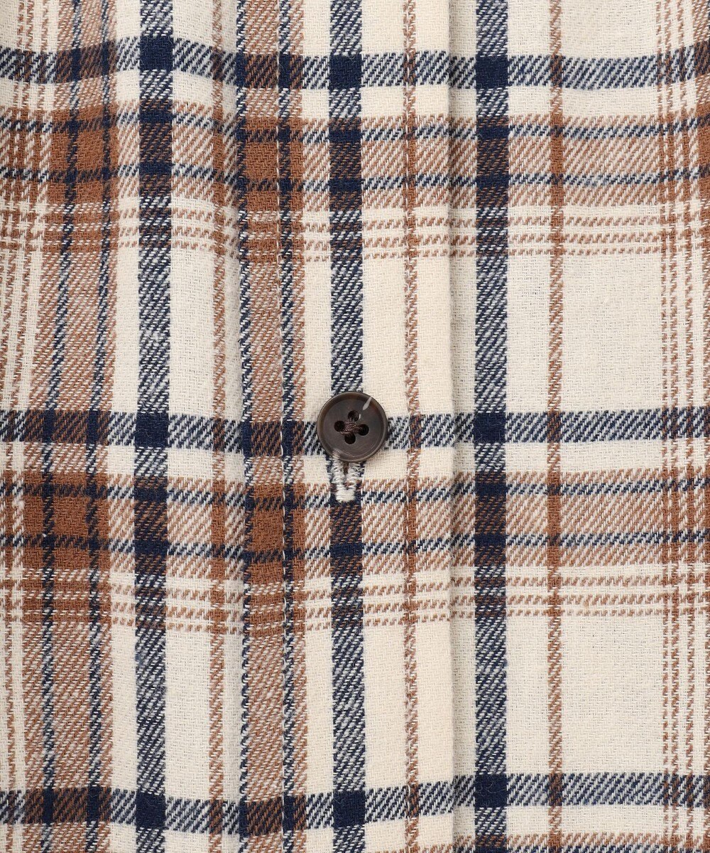 J.PRESS YORK STREET 【WOMEN】フランネル チェックシャツワンピース 