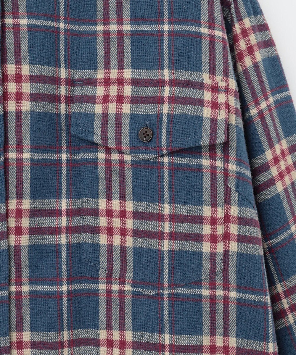 J.PRESS YORK STREET 【WOMEN】フランネル チェックシャツワンピース 