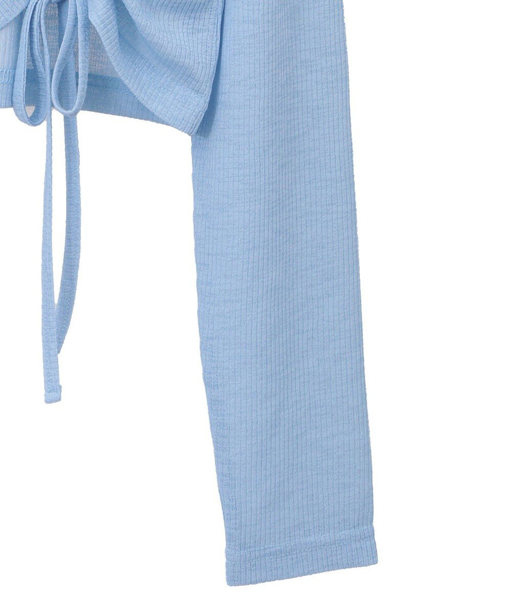 Green Parks チャーミーキティ／フロントギャザーシアーカーディガン 