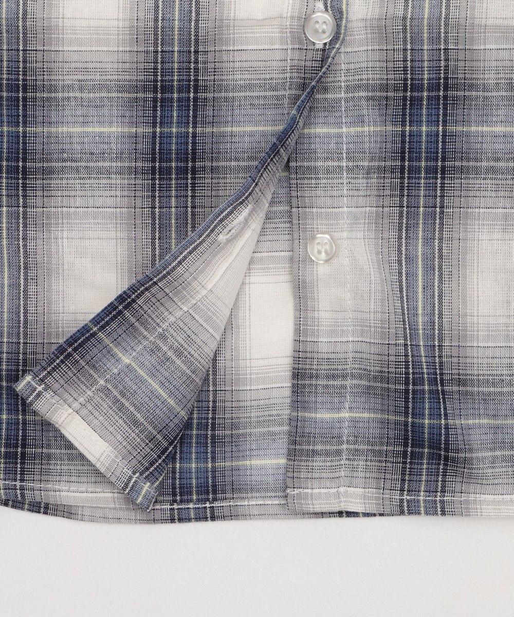 WEGO フードチェックコンパクトシャツ 