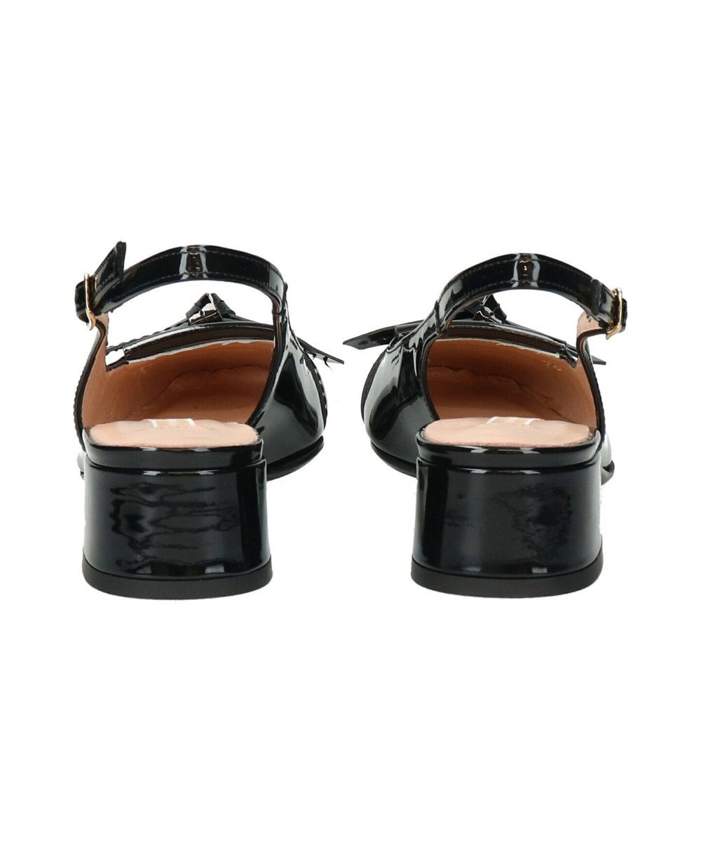 INTER-CHAUSSURES 【INTER-CHAUSSURES】スクエアトウチャンキーヒールバックバンド 