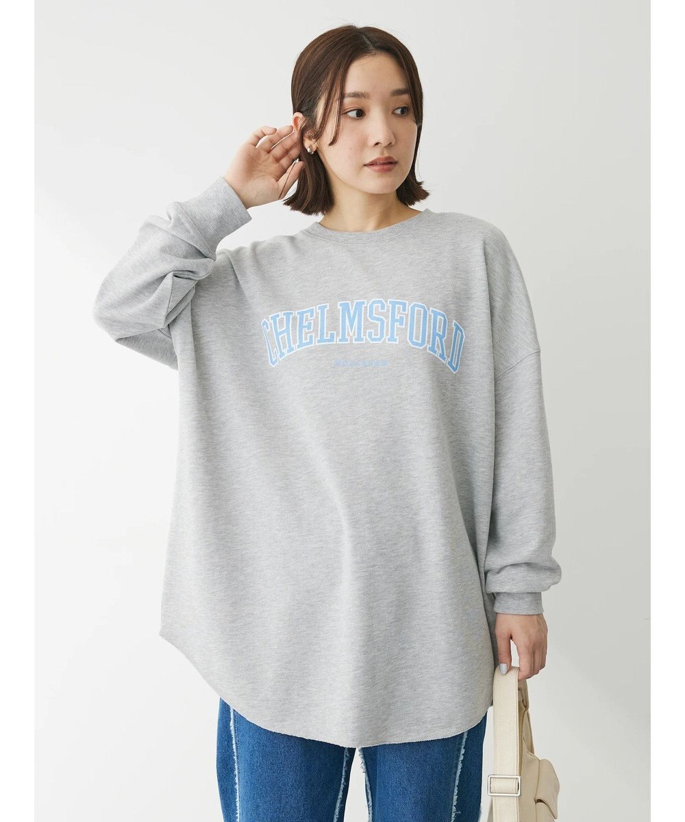 Green Parks ロゴ裏毛チュニック 