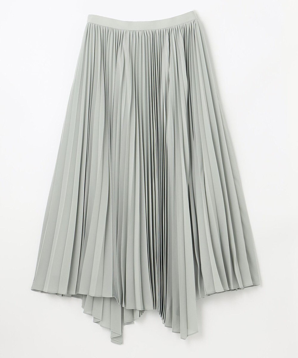 NAVE 【Nave　洗える】プリーツサテン スカート 