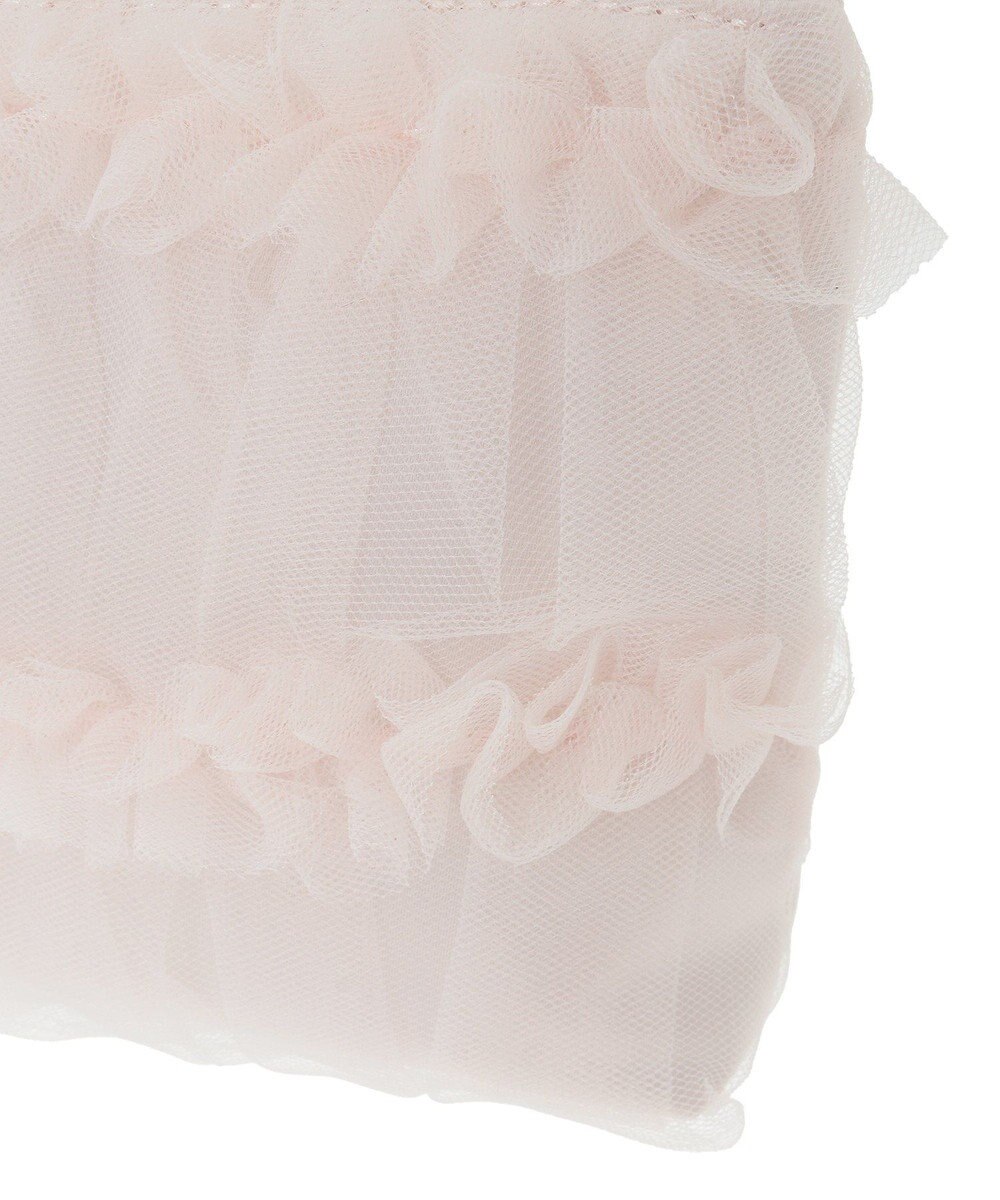 Maison de FLEUR チュールフリルポーチ 