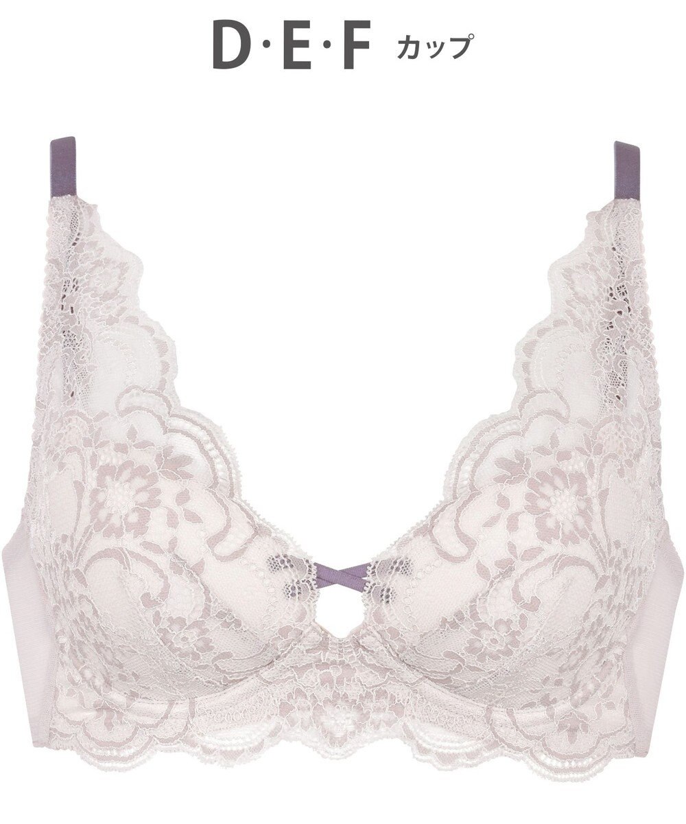 WACOAL 【重力に負けないバストケアBra】 ノンワイヤー バストを重力から守る まる胸キープ ラクなつけごこち サイドのラインすっきり ブラジャー レディース BRA184 /ワコール 