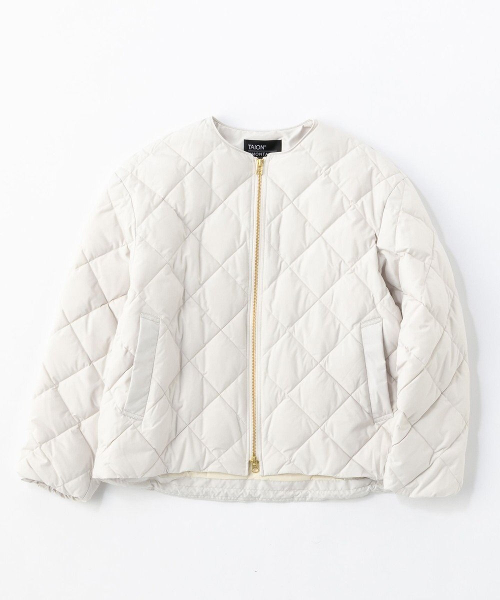 UNFILO 【TAION×UNFILO】キルティングダウン ショート丈ブルゾン 