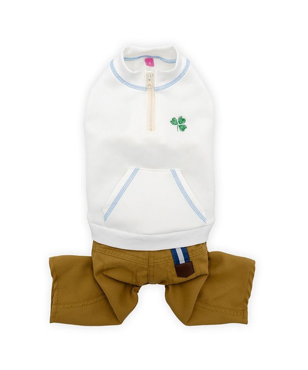 PET PARADISE ペットパラダイス トレーナー パンツつなぎ 《ホワイト》 小型犬 