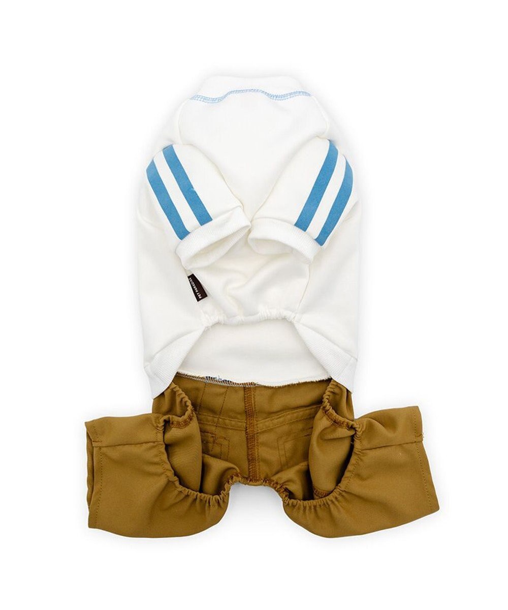 PET PARADISE ペットパラダイス トレーナー パンツつなぎ 《ホワイト》 小型犬 