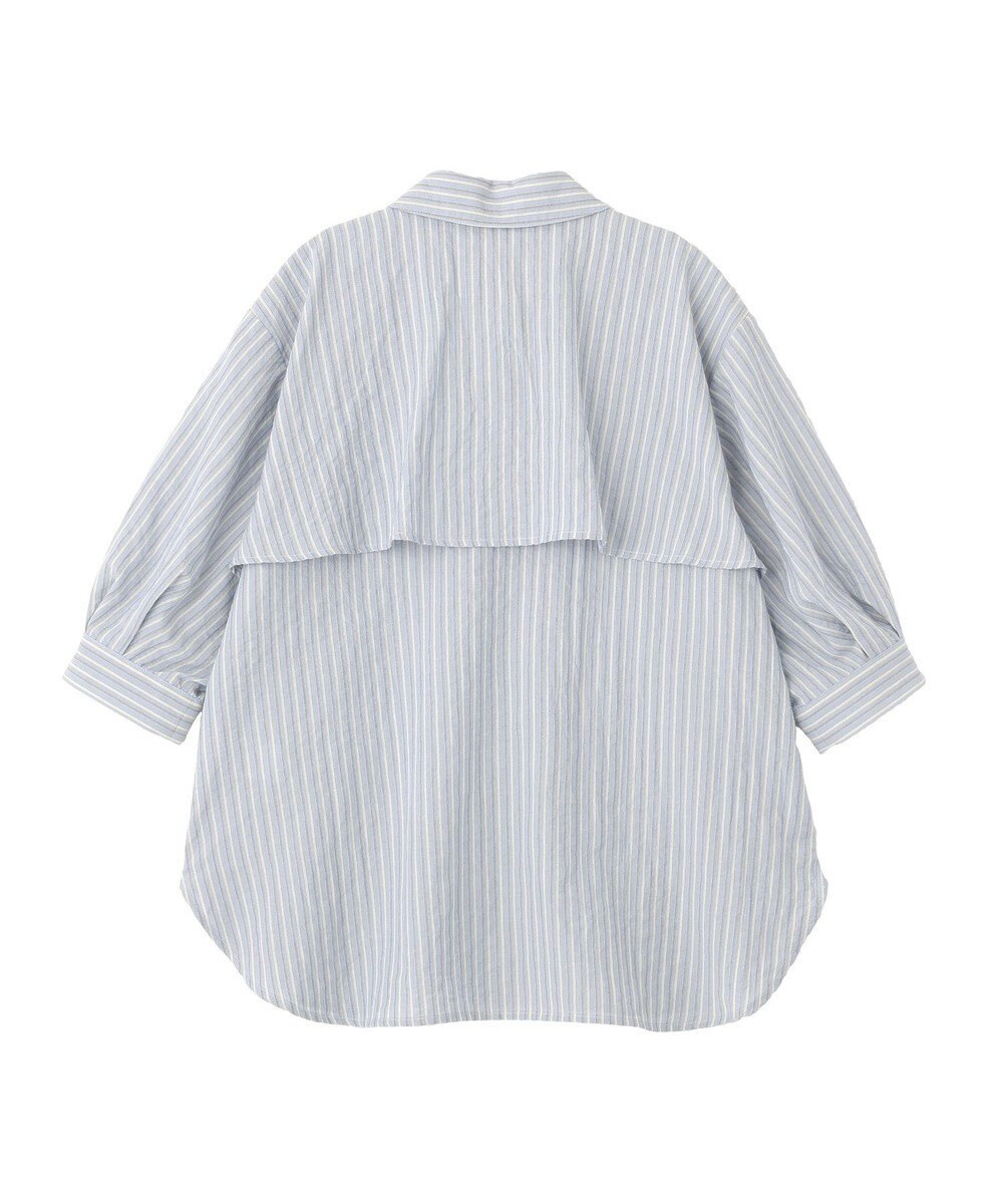 CRAFT STANDARD BOUTIQUE ストライプラグランタックシャツ 