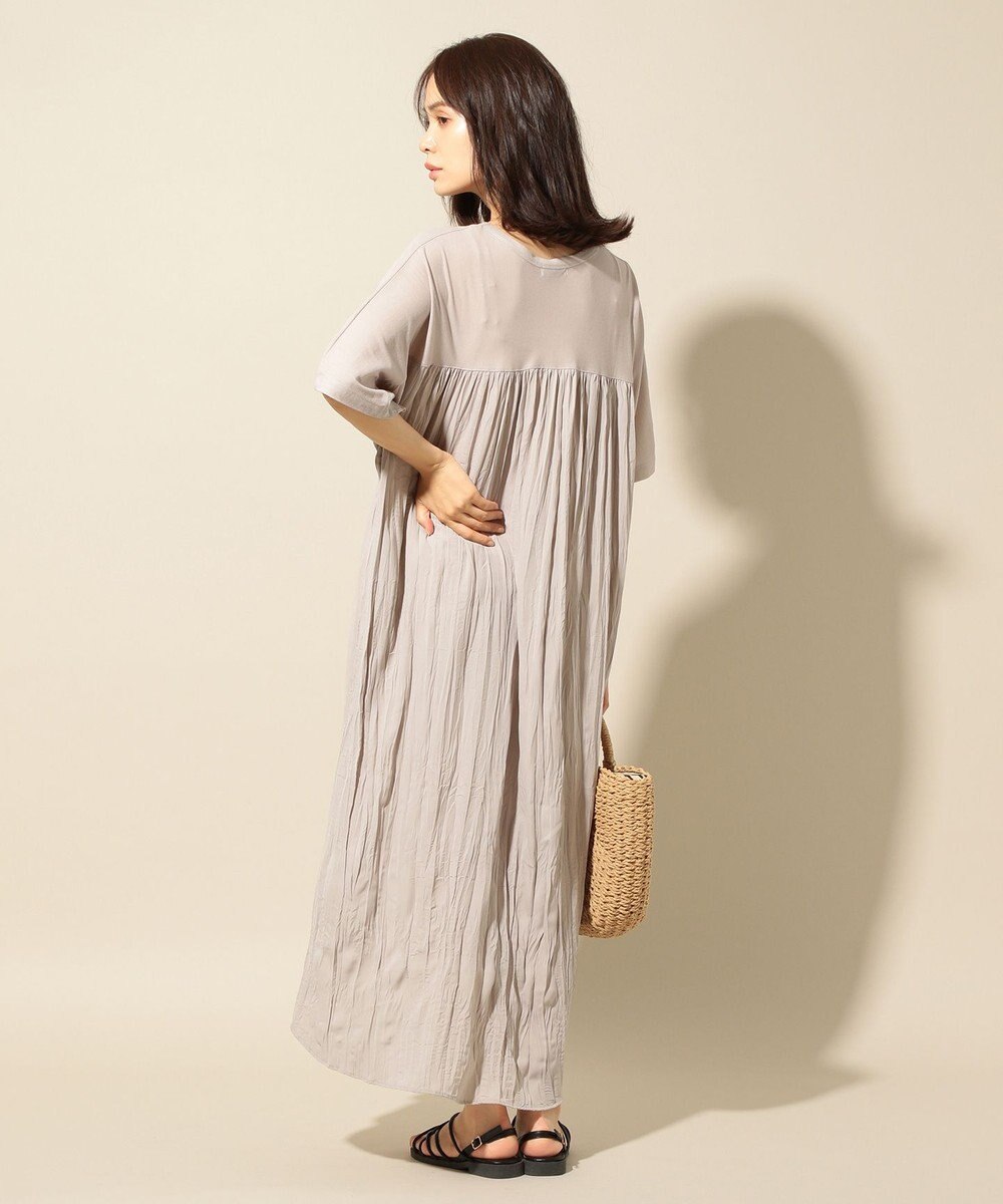 ANY ワッシャーコンビワンピース 