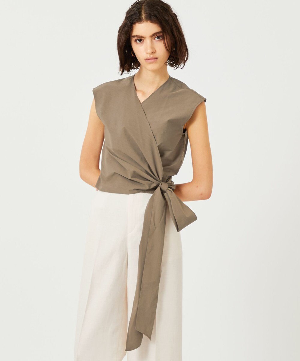 BEIGE，  HYDRANGEA / カシュクールブラウス 