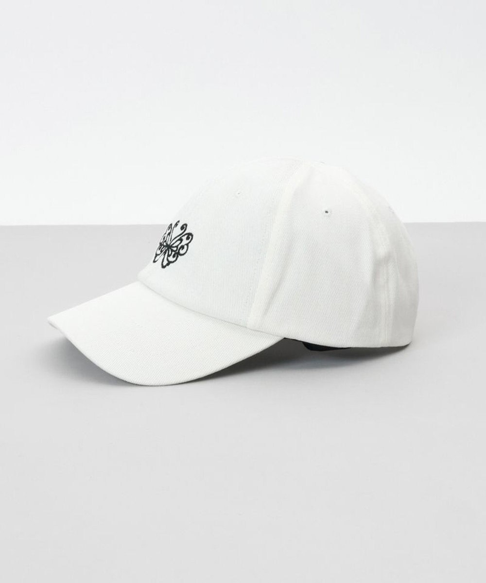 AURORA 【 ANNA SUI（アナ スイ）】バタフライ刺しゅうキャップ 