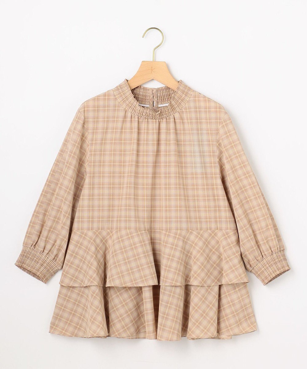 組曲 L ライトトロピカルティアード ブラウス 